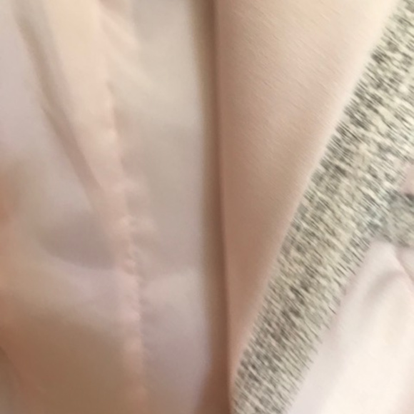 NWT Bebe Hi Lo Front With Tweed Sleeves Jacket - Picture 5 of 6